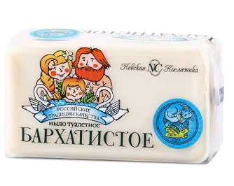 Невская косметика мыло Бархатистое, 140г