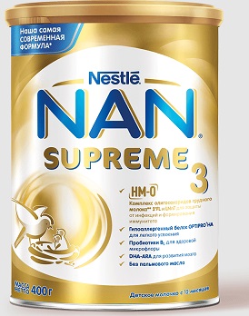 NAN Supreme 3 (НАН) смесь сухая для детей с 12 месяцев, 400г