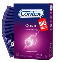 Купить contex (контекс) презервативы classic 18шт в Бору