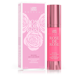 Librederm Rose de rose (Либридерм) крем-флюид дневной возрождающий, 50мл