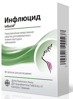 Инфлюцид, таблетки для рассасывания гомеопатические, 60 шт