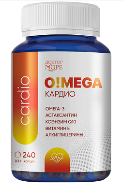 Доктор море Омега Кардио, капсулы 240шт БАД