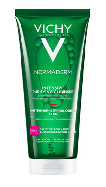Vichy Normaderm (Виши) Фитосолюшн гель для умывания очищающий 200мл