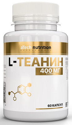 Atech nutrition (Атех Нутришн) L-Теанин, капсулы массой 350мг 60шт БАД