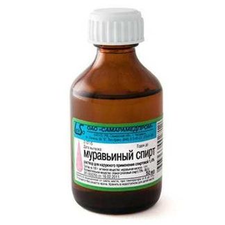 Муравьиный спирт, раствор для наружного применения спиртовой 1,4%, 50мл ПЭТ Муравьиный спирт, раствор для наружного применения спиртовой 1,4%, 50мл ПЭТ