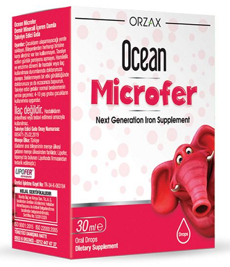 Ocean Orzax (Орзакс Оушен) Микрофер, капли флакон 30мл БАД