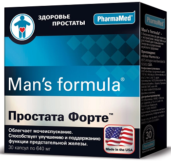 Man's Formula (Мен-с Формула) Простата Форте, капсулы, 30 шт БАД