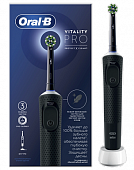 Купить oral-b (орал-би) электрическая зубная щетка vitality pro d103.413.3 тип 3708 с зарядным устройством, тип 3757, черный в Бору