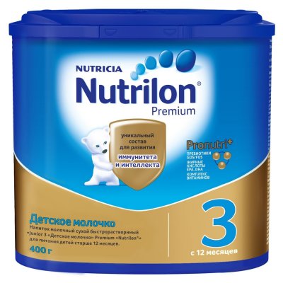 Купить nutrilon junior premium 3 (нутрилон) сухая смесь детская с 12 месяцев, 400г в Бору