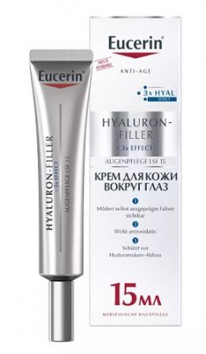 Купить eucerin hyaluron-filler (эуцерин) крем для кожи вокруг глаз 15 мл в Бору