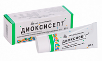 Купить диоксисепт, мазь для местного и наружного применения 5%, 50г в Бору