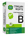 Купить глицин форте с витаминами в1, в6, в12 будь здоров! таблетки массой 600мг 30шт бад в Бору