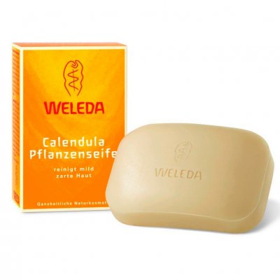 Купить weleda (веледа) мыло детский с календулой 100 мл в Бору