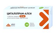 Купить циталопрам, таблетки, покрытые пленочной оболочкой 10мг, 30 шт в Бору