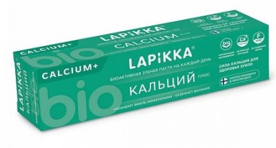 Купить лапика (lappika) зубная паста кальций плюс, 94г в Бору