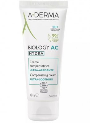 Купить a-derma biology ac (а-дерма) крем восстанавливающий баланс ослабленной кожи hydra 40мл в Бору