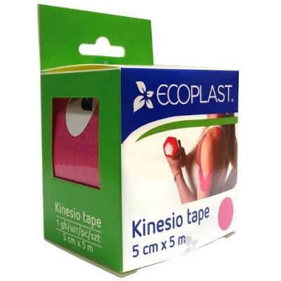 Купить ecoplast лента фиксирующая кензио тейп 5см х 5м розовый в Бору