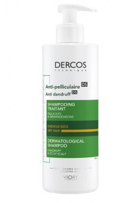 Купить vichy dercos (виши) шампунь дерматологический против перхоти для сухой кожи головы 390мл в Бору