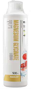 Maxler Магний глицинат, жидкость клубника, флакон 500мл БАД Maxler Магний глицинат, жидкость клубника, флакон 500мл БАД