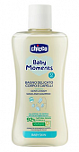 Купить chicco baby moments (чикко) пена для тела и волос нежная детская 200мл в Бору