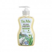 Купить biomio (биомио) мыло жидкое с гелем алоэ вера для чувствительной кожи увлажняющее, 300мл в Бору