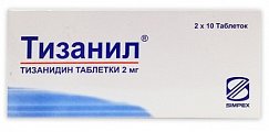 Купить тизанил, таблетки 2мг, 30шт в Бору