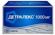 Купить детралекс, таблетки, покрытые пленочной оболочкой 1000мг, 60 шт в Бору
