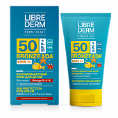 Купить librederm bronzeada (либридерм) крем для детей солнцезащитный с омега 3-6-9 и термальной водой, 150мл spf50 в Бору