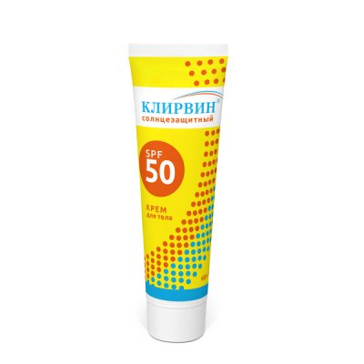 Купить клирвин крем для тела солнцезащитный, 60мл spf 50 в Бору