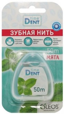 Купить таймдент (timedent) зубная нить мята 50м в Бору