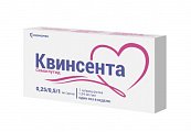 Купить квинсента, раствор для подкожного введения 0,25/0,5/1 мг/доза, шприц-ручка 3 мл, в комплекте с иглами 9 шт в Бору