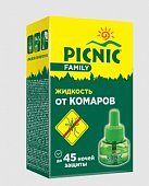 Купить picnic (пикник) family жидкость от комаров 45 ночей в Бору