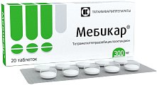 Купить мебикар, таблетки 300мг, 20 шт в Бору