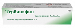 Купить тербинафин, крем для наружного применения 1%, 30 г в Бору