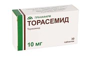 Купить торасемид, таблетки 10мг, 30 шт в Бору