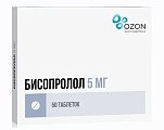 Купить бисопролол, таблетки, покрытые пленочной оболочкой 5мг, 50 шт в Бору