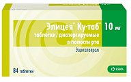 Купить элицея ку-таб, таблетки, диспергируемые 10мг, 84 шт в Бору