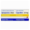 Купить ципралекс, таблетки, покрытые пленочной оболочкой 10мг, 14 шт в Бору