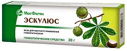 Купить эскулюс, мазь для наружного применения гомеопатическая 30г в Бору