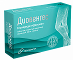 Купить диовенгес, таблетки, покрытые пленочной оболочкой 50мг+450мг, 30 шт в Бору