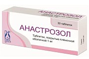 Купить анастрозол, таблетки, покрытые пленочной оболочкой 1мг, 30 шт в Бору