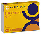 Купить благомакс витамины а и е, капсулы 30шт бад в Бору