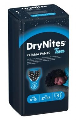 Купить huggies drynites (драйнайтс) трусики одноразовые ночные для мальчиков 8-15 лет, 9 шт в Бору