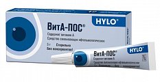 Купить вита-пос, средство смазывающее офтальмологическое, туба 5г в Бору
