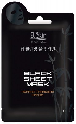 Купить элскин маска ткан. черная 20г (эдвин корея корпорейшн, корея, республика) в Бору