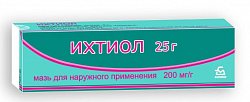 Купить ихтиоловая мазь, 20%, туба 25г в Бору