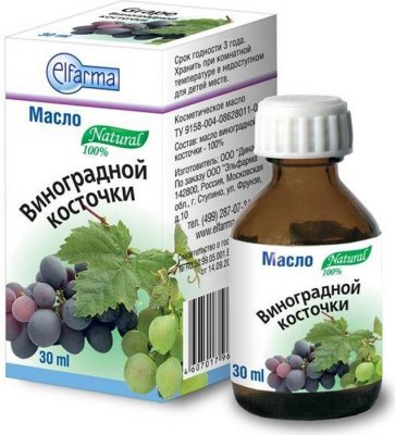 Купить масло косм виноград.косточки 30мл (ботаника ооо, россия) в Бору