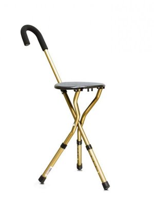 Купить трость amcs37 металлическая комбинированная с трехопорным стулом с регулируемой высотой в Бору
