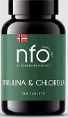 Купить норвегиан фиш оил (nfo) спирулина и хлорелла, таблетки 500мг, 260 шт. бад в Бору
