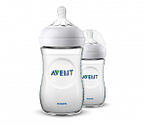 Avent (Авент) бутылочка для кормления с 1 месяца Natural 260 мл 2 шт (SCF033/27)